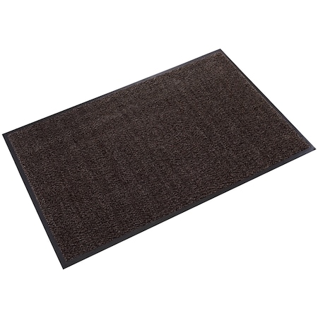 Crown Matting Technologies Wiper Mat, Polypropylene microfiber, 1/2" Thick, Walnut, 4' W x 8' L DS 0048WA